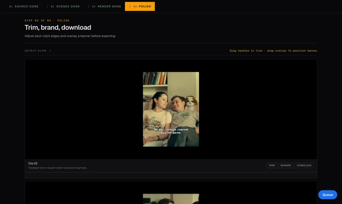Content Factory: Clips