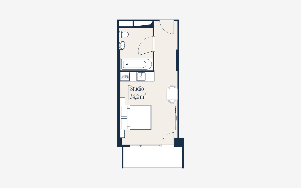 Floor plan pipeline: Studio 1005